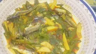 আজ সারাদিনের রান্না এক ভিডিওতে 🍳 পেঁয়াজের কলি দিয়ে টেংরা মাছ 🐟”