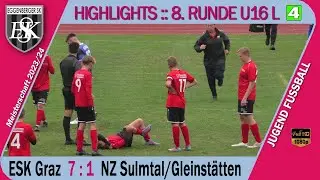 🟣 U16L ⚽️ ESK Graz 🆚 NZ Sulmtal/Gleinstätten vom 15.10.2023
