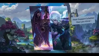 Making work of arts in the bot lane (Hwei support guide; Diamond I to 100lp Master)