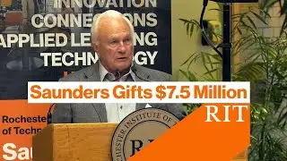 E. Philip Saunders gifts $7.5 million to RIT