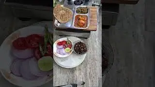 Beetroot  Palak  paratha  Egg curry #shorts