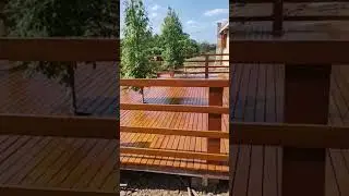 deck com guarda corpo em camaru