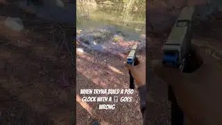 P80 mirror glock 🎚️ jumps off goes wrong 😢 #viralvideo #shortvideos #switch  #p80