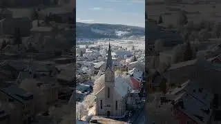 ❄️ PRISTINE Swiss Watchmaking Valley | Drone Over Winter Joux Switzerland #aerial #drone #dji