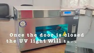 UV Cabinet for disinfecting laptop, mobiles and other electronics