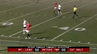 Peters Township High School Boys Soccer vs. Mt. Lebanon - October 5, 2023