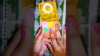 Seven Cool Eye Painting Box😍 #eyeshadowpallete #asmr #asmrsounds #sawistyles