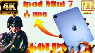 😍 ipad mini 7 pubg gameplay+60fps 🔥pubgmobile