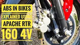 ABS क्या है ??? | ABS in bikes | Different components of ABS : Explained using Apache RTR 160 4v...