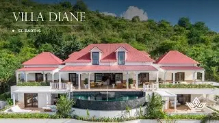 Caribbean-Style Hillside Luxury Villa in St. Barths 🌴