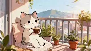Sleepy Lofi Cat 💤 Cozy Night Beats to Relax, Study & Fall Asleep Fast