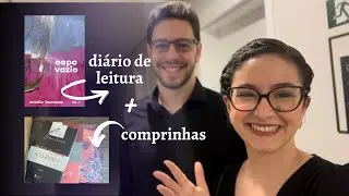 Vlog: viagem pra SP, diário de leitura e livros novos