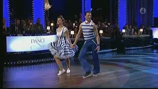 Claudia Galli och Tobias Wallin - bugg - Let’s Dance (TV4)