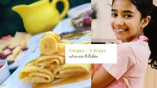 How To Make Easy Crepes | Berry Sauce | Butterscotch | Nutella