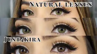 The Most Natural Color Contacts lenses for dark brown eyes!! + Giveaway |Just4Kira| Lenses