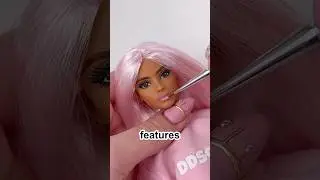 Giving Barbie Pink Hair | Doll Makeover