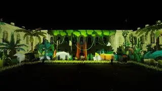 Gobelin - Projection mapping, Night of Light 2024, Gatchina (Architectural view)