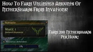 Infinite Nethershard Farming! How to FARM Nether shards from Demon Invasions (legion)