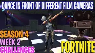 Fortnite Dance in front of different film cameras Challenge