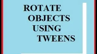 Flash Tutorial 4 Rotate Objects With Tweens
