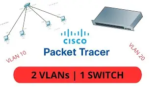 #7 : Cisco Packet Tracer :  Configuration VLAN sur Switch Cisco (Partie 1)