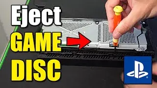 How to EJECT STUCK Game Disc inside of PS4 Console with Philips Screw Driver