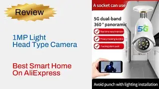 Review 1MP Light Head Type Camera - Best Smart Home Product On Aliexpress