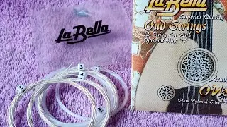 فتح علبة اوتار لابيلا الأمريكى الاصلى بالشكل الجديد La bella Oud strings unboxing
