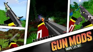 Top 3 Best Guns Mods for MCPE in 1.21+ 🔥