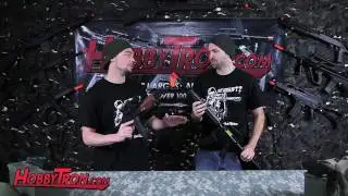 Airsoft AK47 vs M16 Hobbytron.com