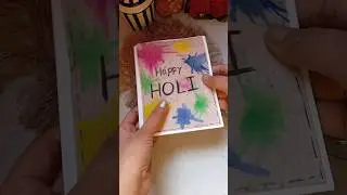 Holi pop up card #diy #art #craft #holidiy #holicraft #holicard #popupcard #holiprank
