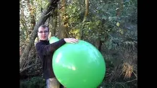 Tuftex 24 inch Green Balloon blow to pop btp b2p tt24