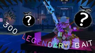 Using 300 LEGENDARY Fish Bait With DF Rod | Grand Piece Online