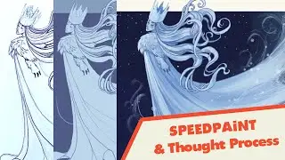Speedpaint & Thought Process | The Snow Queen