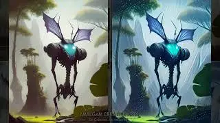 Doodle to Art: My Starry AI creations from my doodle now with a Picsart Remix. [Extended Version]
