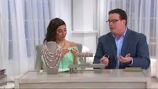 Honora Cultured Pearl 6.0mm Station Cuff, Sterling on QVC