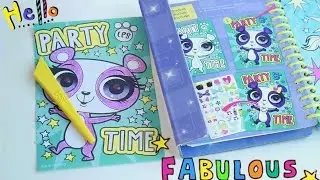 Littlest Pet Shop LPS Mini Sketch Book & Coloring Penny Ling | LPS Hasbro Sketch Book