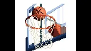 Pixel Art Daily Painting i colored Basketball 🏀 # 783