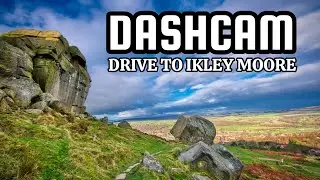 Scenic Drive from Keighley to Ilkley Moor | Yorkshire Dales Dash Cam Journey