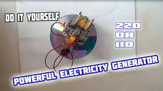 FREE ENERGY  100%... SIMPLE CURRENT GENERATOR 220-110V 2019