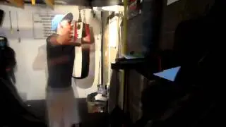 Sam McLeod on the Speed Bag