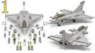 How To Build Lego DASSAULT RAFALE (Part 1)