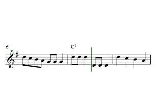 Easy clarinet sheet music | Alouette