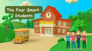 Moral stories| The Four Smart Students |Stories in English