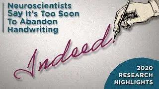 Neuroscientists Say Don't Write Off Handwriting