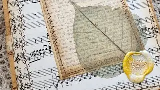 Bee envelope tab junk journal