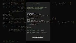 Array in Python  
