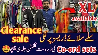 Clearance sale on Stitched suit | Silk Co-ord sets | Chiffon dress  | Hand Embroidered suit 