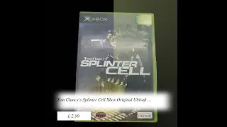 Tom Clancy&rsquo;s Splinter Cell Xbox Original Ubisoft 2002 Video Game Vintage
