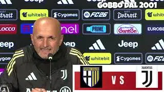 Conferenza Spalletti pre Parma vs Juventus: